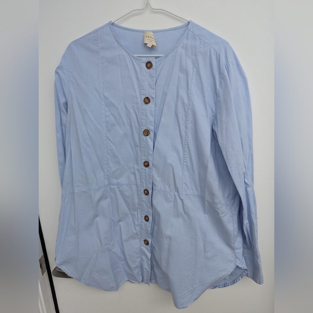 Sezane coton shirt size 40FR (8US)
